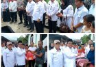 Bupati Aceh Singkil Sambangi Korban Kebakaran di Tengah Padatnya Agenda Musrenbang