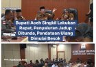 Penyaluran Jadup Ditunda, Pemkab Aceh Singkil Mulai Pendataan Ulang Korban Bencana