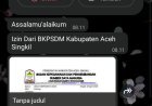 Viral! Penipuan Berkedok Mutasi ASN/PPPK via Telepon Seluler Resahkan, BKPSDM Ingatkan Waspada