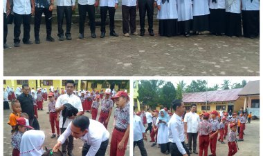 PLT Kadis Pendidikan Aceh Singkil Kunjungi SDN No. 2 Siompin, Wujud Kepedulian dan Kekompakan