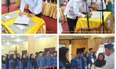 Bupati Aceh Singkil Lantik ASN Formasi 2024, Tekankan Integritas dan Pelayanan Prima