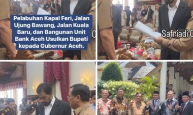 Genjot Infrastruktur dan Layanan Keuangan, Bupati Aceh Singkil “Ketuk Pintu” Gubernur dan Bank Aceh