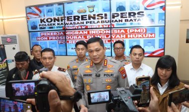 Pengungkapan Kasus PMI Non Prosedural, Polresta Barelang Selamatkan Puluhan Calon Pekerja Migran