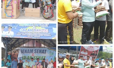 Semarak HUT ke-27 Aceh Singkil: Olahraga Bersama hingga Gerakan Pangan Murah Meriahkan Perayaan