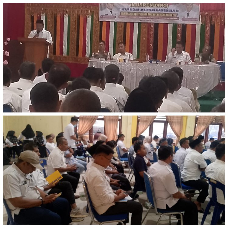 Musrenbang Simpang Kanan Serap Aspirasi 25 Desa, Bupati Tekankan Kerja Nyata dan Ketahanan Pangan