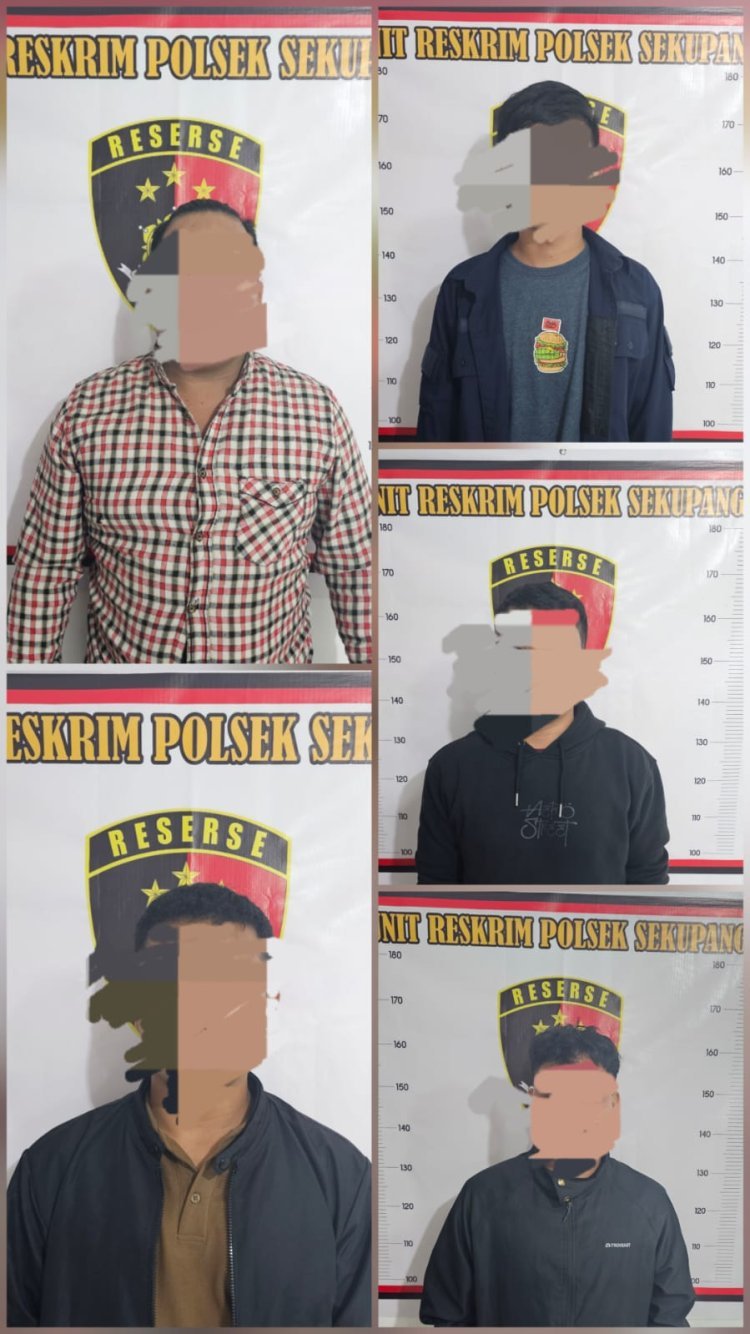 Utang Rp300 Ribu Berujung Pengeroyokan, 5 Pelaku Diringkus Polsek Sekupang