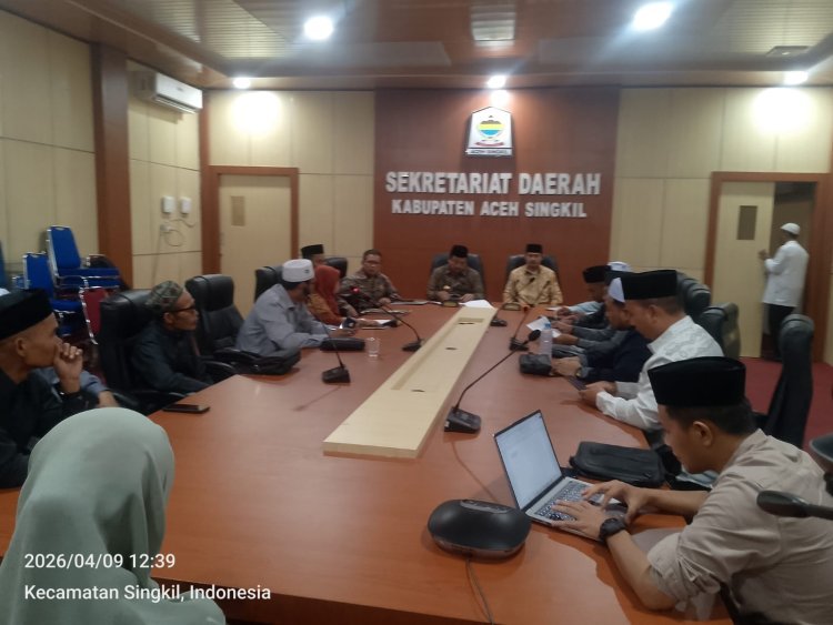 Bupati Aceh Singkil Terima Kunjungan Pimpinan Pesantren dan Dayah, Bahas Bantuan dan Penguatan Pendidikan Agama