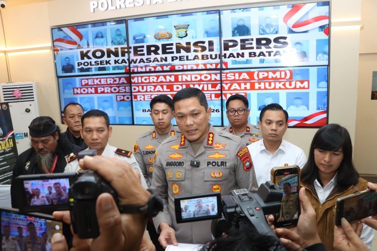 Pengungkapan Kasus PMI Non Prosedural, Polresta Barelang Selamatkan Puluhan Calon Pekerja Migran