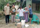 Rumah Warga Tertimpa Pohon Durian, Pemdes Pertabas dan Plt Camat Sigap Beri Bantuan