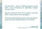 Gangguan Pasokan Listrik Melanda Sejumlah Wilayah di Aceh, PLN Kerahkan Ratusan Personel untuk Penormalan