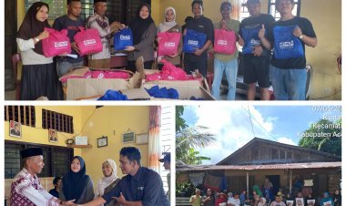 BKSDA Aceh dan Mitra Salurkan Ribuan Bantuan Logistik untuk Korban Banjir di Wilayah Penyangga SM Rawa Singkil