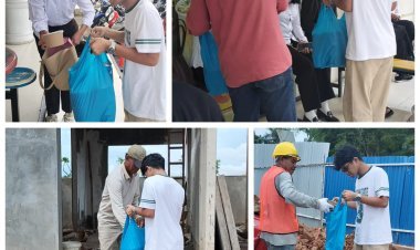 Hujan Tak Jadi Penghalang, Jurnalis Batam Tebar Kepedulian untuk Warga dan Pencari Kerja