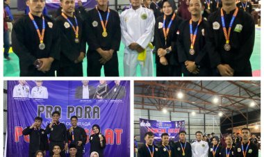 Pesilat Aceh Singkil Borong Medali di Pra-PORA 2026 Simeulue-Sinabang, Sabet 1 Emas