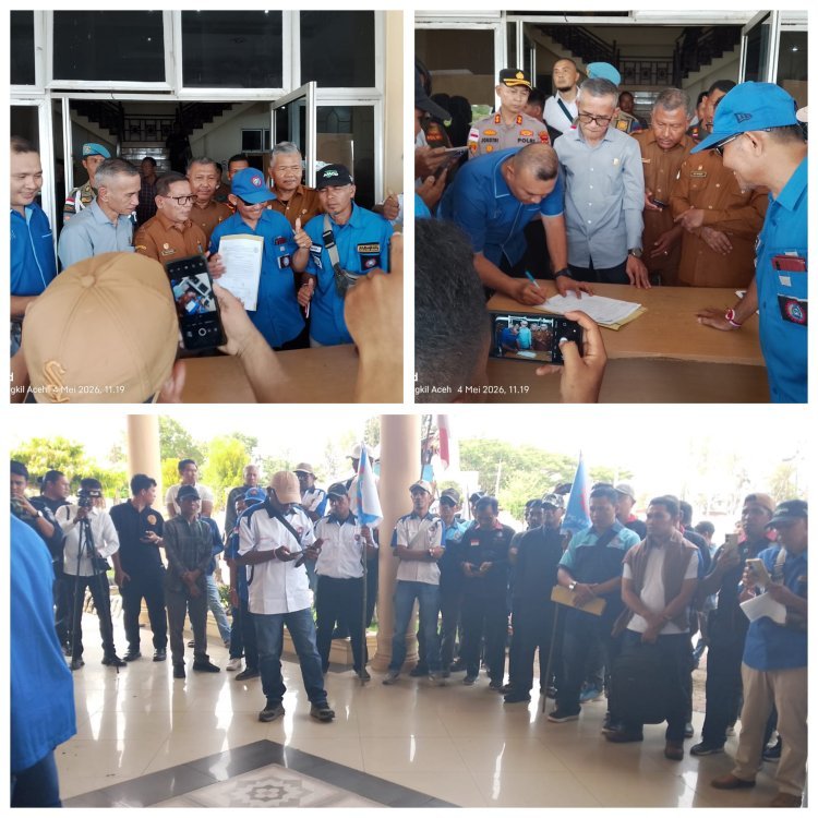 Bupati Aceh Singkil Apresiasi Pengamanan Unjuk Rasa May Day 2026 Berlangsung Aman dan Kondusif