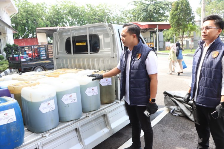 Satreskrim Polresta Barelang Ungkap Penyalahgunaan BBM Bersubsidi Jenis Pertalite di Kota Batam