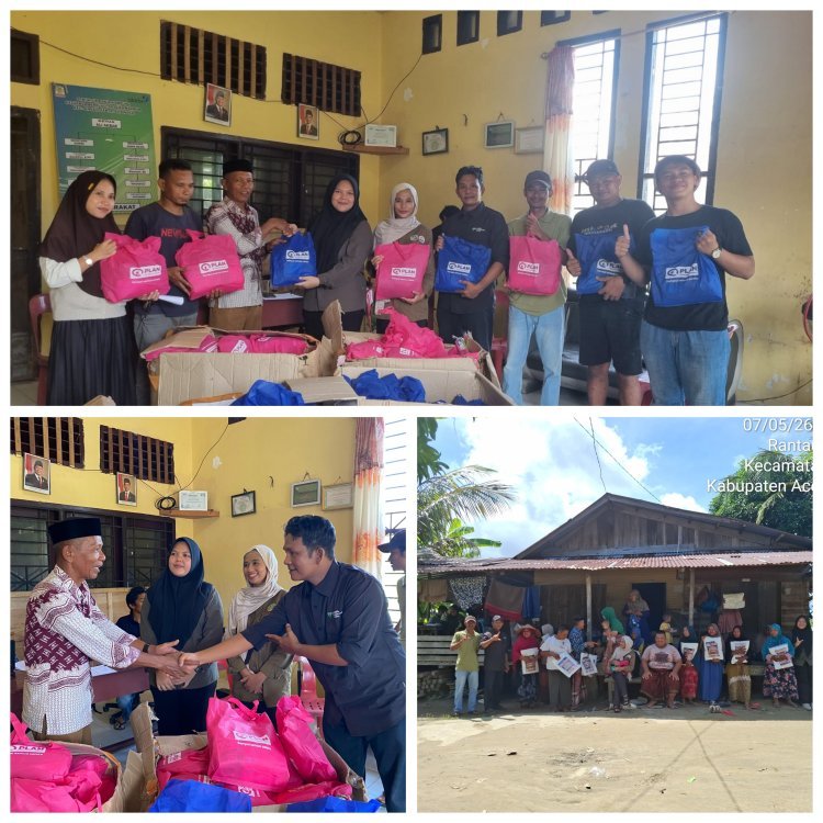 BKSDA Aceh dan Mitra Salurkan Ribuan Bantuan Logistik untuk Korban Banjir di Wilayah Penyangga SM Rawa Singkil