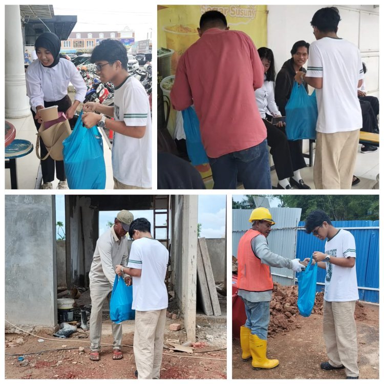 Hujan Tak Jadi Penghalang, Jurnalis Batam Tebar Kepedulian untuk Warga dan Pencari Kerja