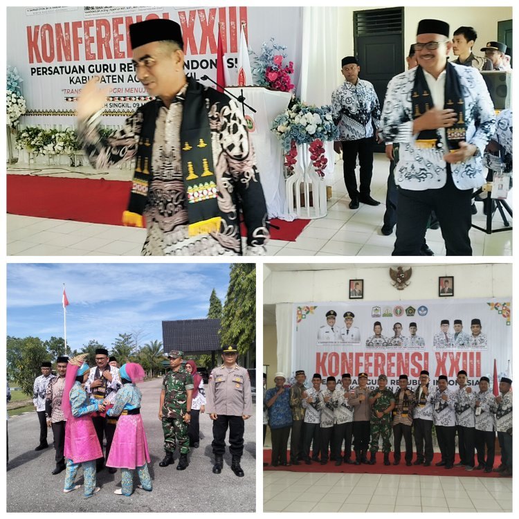Konferensi XXIII PGRI Aceh Singkil Digelar, Usung Tema Transformasi Menuju Indonesia Emas