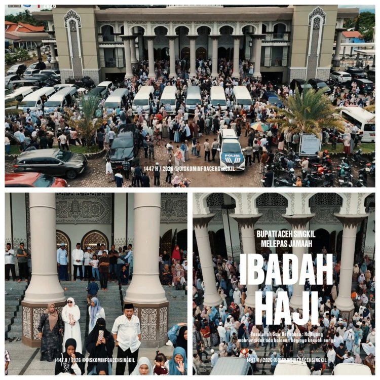Bupati Aceh Singkil Lepas 91 Jamaah Calon Haji, Doakan Raih Haji Mabrur
