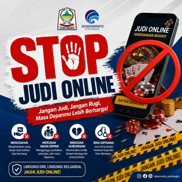 Diskominfo Aceh Singkil Ajak Masyarakat Jauhi Judi Online Demi Masa Depan Generasi Muda