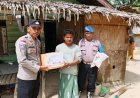 Menyambut HUT Bhayangkara Ke-80, Polsek Banda Alam Hadirkan Kepedulian Lewat Bansos
