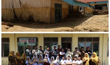 Semangat Belajar Tak Pernah Roboh, Siswa SDN 10 Linge Tetap Menimba Ilmu di Tenda Darurat Pasca Banjir Bandang