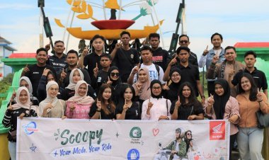 Komunitas Honda Scoopy Tanjungpinang Padukan Gaya Hidup, Kebersamaan, dan Keselamatan Berkendara