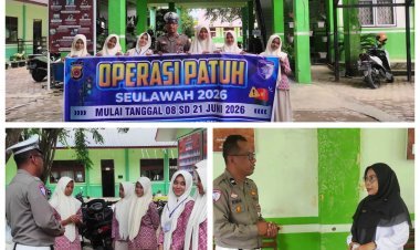 Satlantas Polres Aceh Timur Cetak Generasi Pelopor Tertib Berlalu Lintas Lewat Program Saweu Sikula