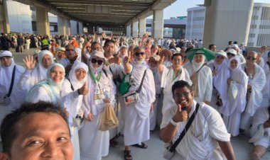 392 Jemaah BTJ-02 Jadi Kloter Pertama Jemaah Haji Aceh Bergerak dari Makkah ke Madinah