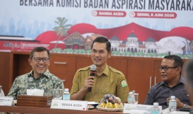 Sekda Aceh Sambut BAM DPR RI, Bahas Solusi Konflik Lahan Warga Eks Blang Lancang-Rancong