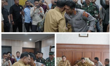 Kapolda Aceh Sambut Kunjungan Kerja Mendagri Tito Karnavian di Bandara SIM