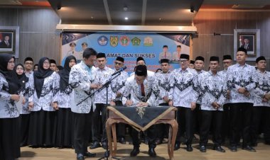 Pelantikan Pengurus PGRI Kota Banda Aceh Priode 2024-2029  berlangsung Khidmat