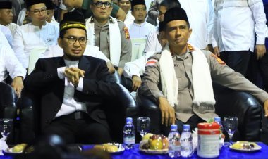 Meski diguyur Hujan Lebat Ribuan Masyarakat antusias Hadiri Opening Ceremony Bhayangkara Fest 2026