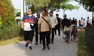 Honda Kepri Gelar Sunmori dan Healthy Walk Bersama Jurnalis serta Content Creator