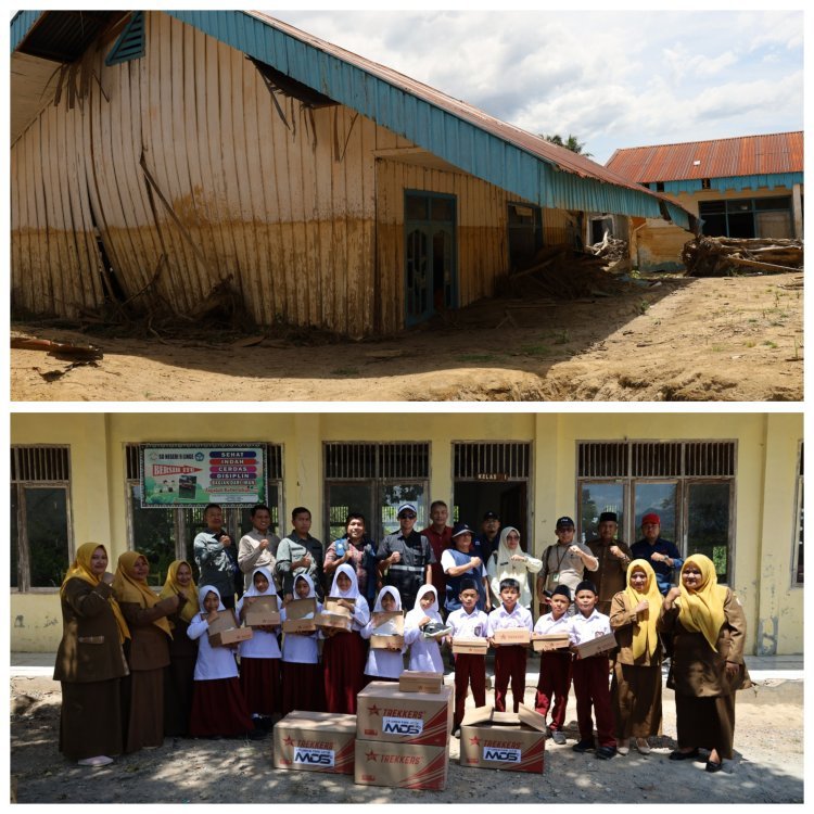 Semangat Belajar Tak Pernah Roboh, Siswa SDN 10 Linge Tetap Menimba Ilmu di Tenda Darurat Pasca Banjir Bandang