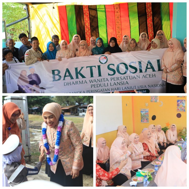 DWP Aceh Salurkan Bantuan untuk 60 Lansia Korban Kebakaran di Lhokseumawe