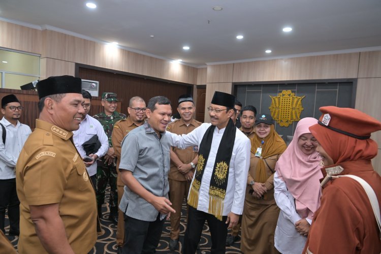 Wagub Aceh Sambut Kunjungan Mensos RI ke Sekolah Rakyat Sentra Darussa’adah