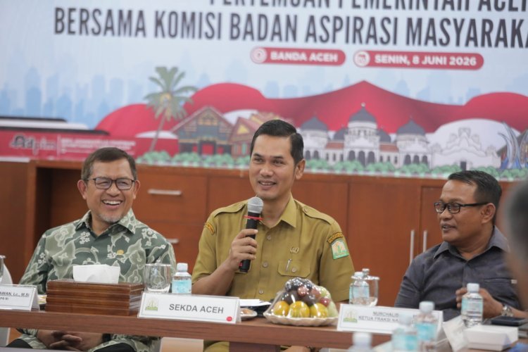Sekda Aceh Sambut BAM DPR RI, Bahas Solusi Konflik Lahan Warga Eks Blang Lancang-Rancong