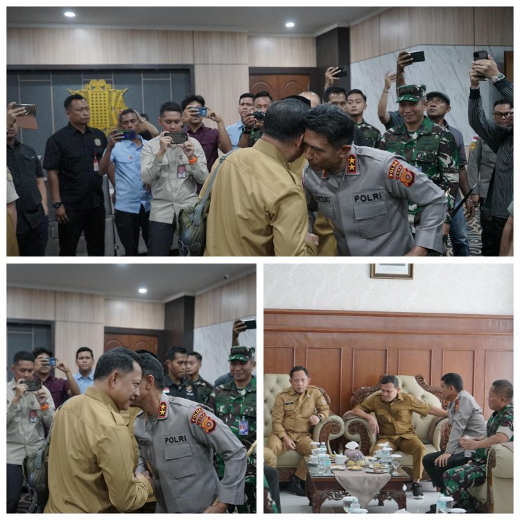 Kapolda Aceh Sambut Kunjungan Kerja Mendagri Tito Karnavian di Bandara SIM