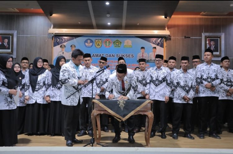Pelantikan Pengurus PGRI Kota Banda Aceh Priode 2024-2029  berlangsung Khidmat