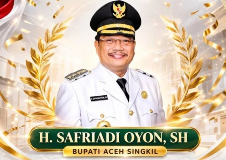 Bupati Aceh Singkil H. Safriadi Oyon.SH Ucapkan Selamat Kepada H. Sadri Lingga Memimpin Partai Kebangkitan Bangsa Di Kabupaten Aceh Singkil