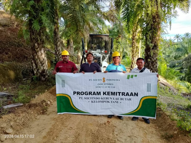 PT Socfindo Kebun Lae Butar Terus Dorong Petani Mitra Tingkatkan Hasil Pertanian