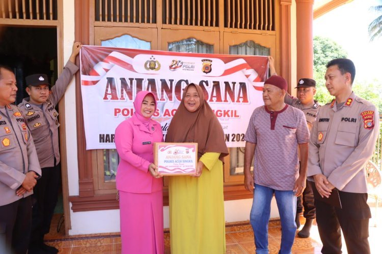 Dalam Rangka Hari Bhayangkara ke-80, Polres Aceh Singkil Laksanakan Anjangsana ke Purnawirawan Polri dan Warakawuri