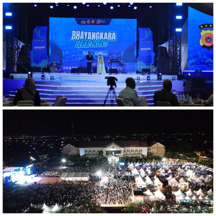 Malam Ketiga  Pengunjung Bhayangkara Fest 2026 Membeludak mencapai  33.149 Pengunjung