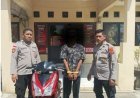 Polsek Kuta Raja Amankan Terduga Pelaku Curanmor, Diduga Kerap Menginap di Rumah Korban