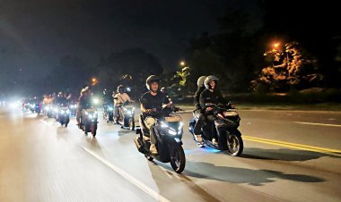 Vario Street Nation Batam Satukan 55 Bikers, Perkuat Solidaritas dan Kampanye #Cari_Aman
