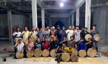 Mahasiswa KKN USK Kelompok 192 Hidupkan Kembali Rapai Kaoy, Warisan Budaya Aceh Berusia 150 Tahun