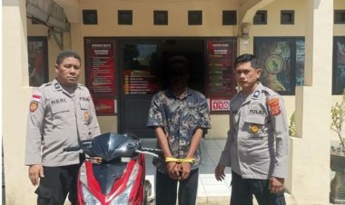 Polsek Kuta Raja Amankan Terduga Pelaku Curanmor, Diduga Kerap Menginap di Rumah Korban