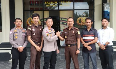 Polres Aceh Singkil dan Kejari Perkuat Sinergitas Penegakan Hukum Lewat Koordinasi APH