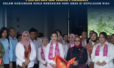 Produk Karya Warga Binaan Rutan Batam Curi Perhatian Ibu Wakil Presiden Saat Kunjungan Kerja di Kepri